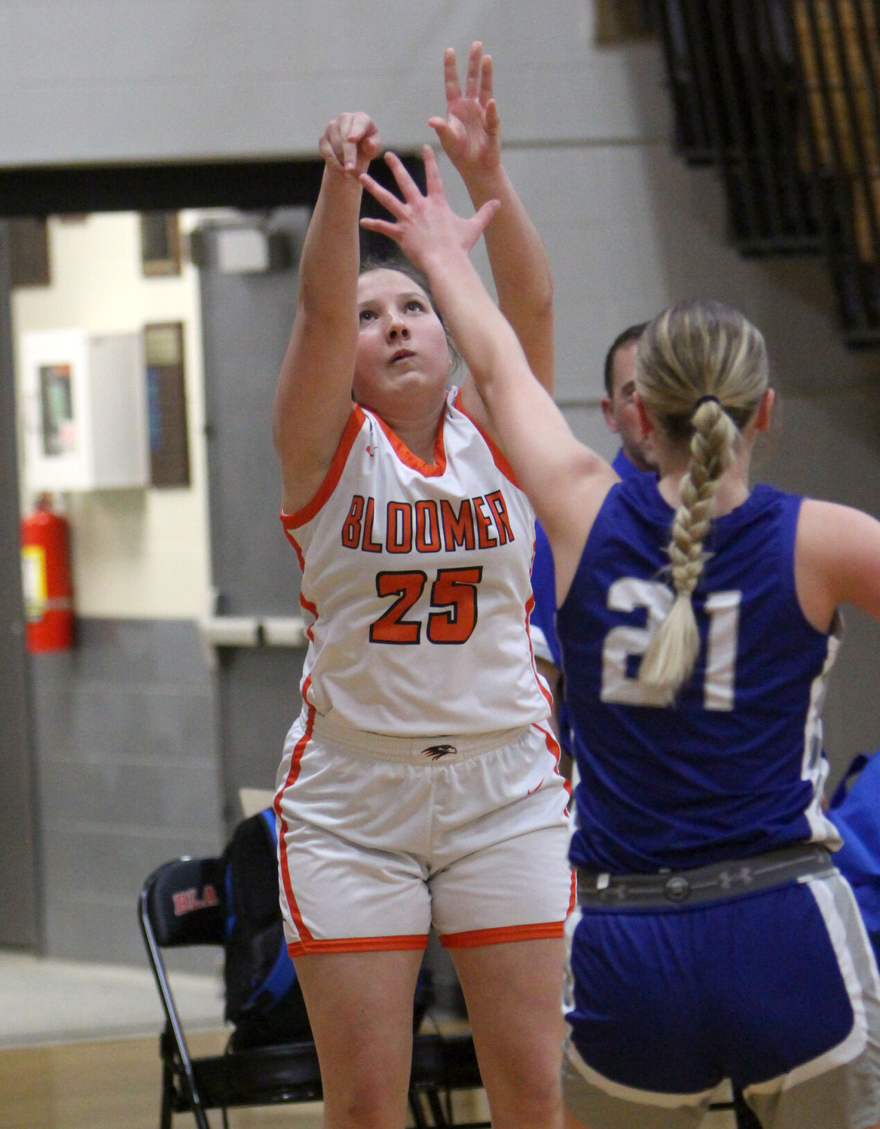Cameron at Bloomer girls basketball 1-16-23
